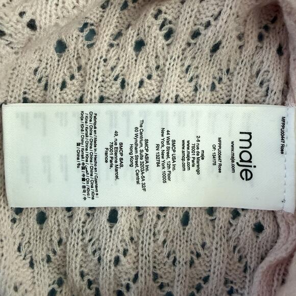 Maje Pink Crew Neck Sweater - Picture 7 of 7